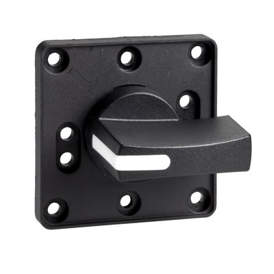 Operating head 45 x 45 mm - black handle