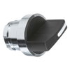 Betätigungselement m. Frontring Ø 28,5mm, Metall, Knebel, schwarz Standard