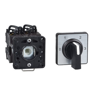 Cam stepping switch - 2-pole - 45° - 10 A - for Ø 16 or 22 mm