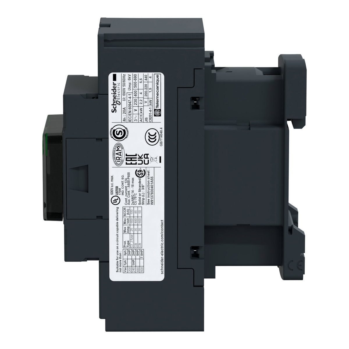 KONTAKTOR BLADFJ.ANSL 12A – Bild 4 av 5