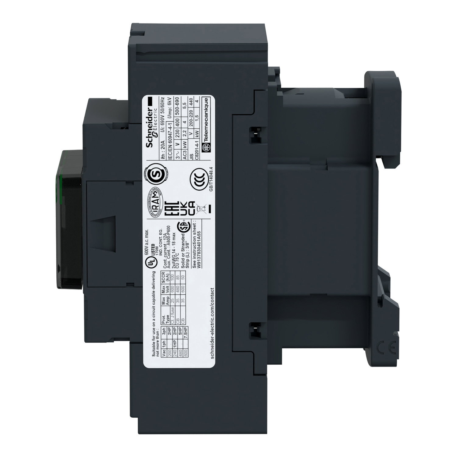 KONTAKTOR BLADFJ.ANSL 12A – Bild 4 av 5