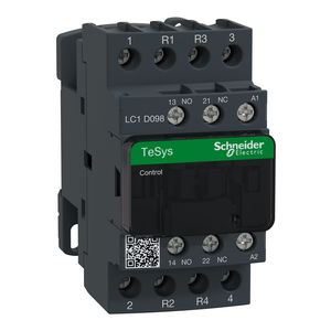 TeSys D contactor - 4P(2 NO + 2 NC) - AC-1 - <= 440 V 25 A - 240 V AC coil