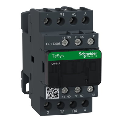 TeSys D contactor - 4P(2 NO + 2 NC) - AC-1 - <= 440 V 20 A - 110 V AC coil
