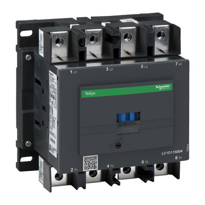 TeSys D contactor - 4P(4 NO) - AC-1 - <= 440 V 200 A - 240 V AC 50 Hz coil