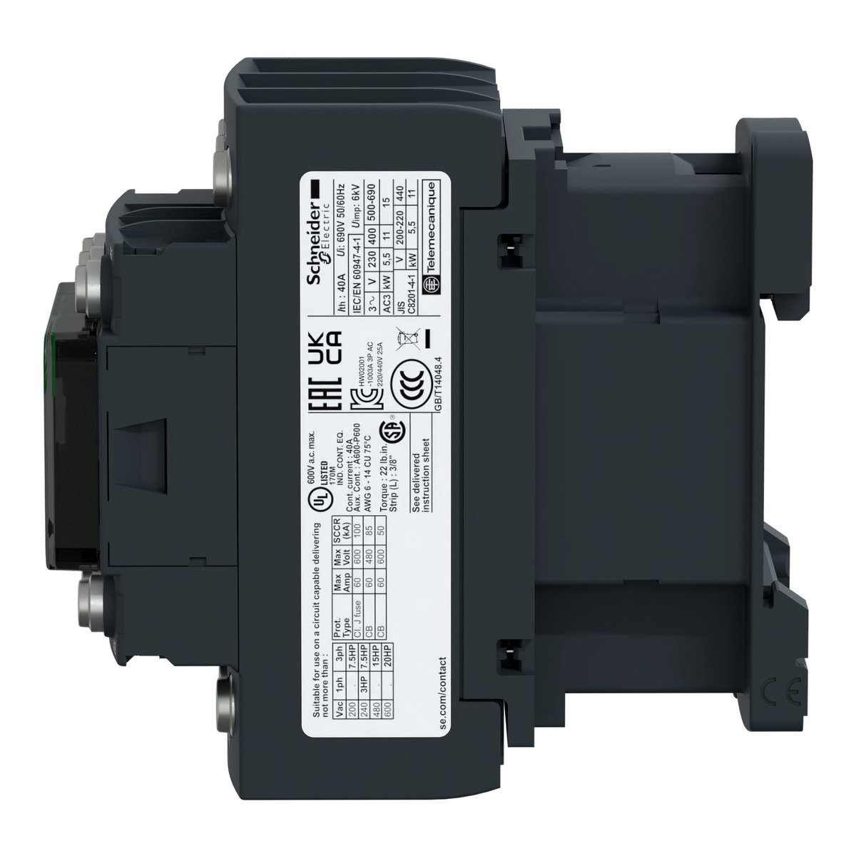 Kontaktor 32A 24VDC kablsko – Bild 4 av 5