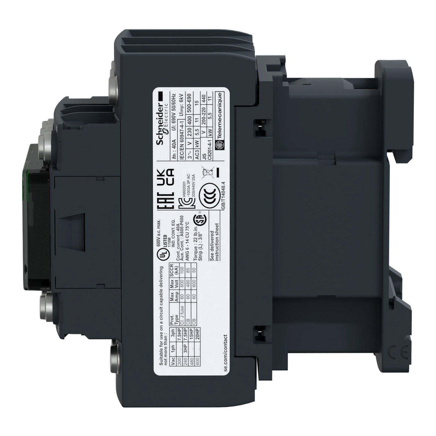 Kontaktor 32A 24VDC kablsko – Bild 4 av 5