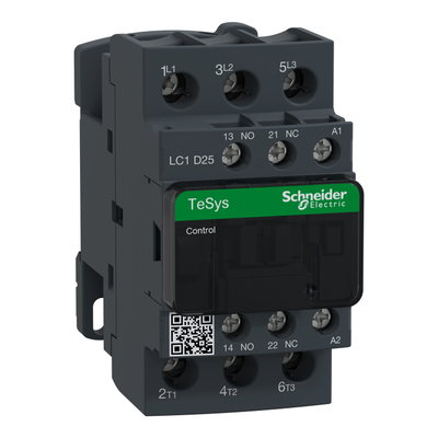 TeSys D contactor - 3P(3 NO) - AC-3 - <= 440 V 25 A - 115 V AC coil