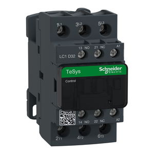 TeSys D contactor - 3P(3 NO) - AC-3 - <= 440 V 32 A - 24 V AC coil