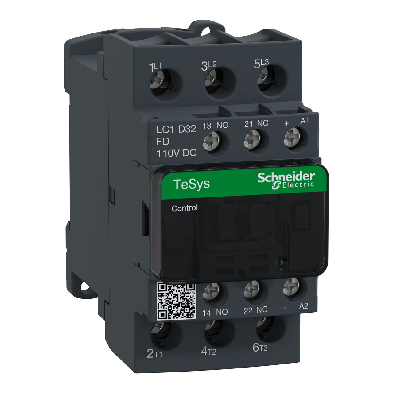 TeSys D contactor - 3P(3 NO) - AC-3 - <= 440 V 32 A - 110 V DC coil