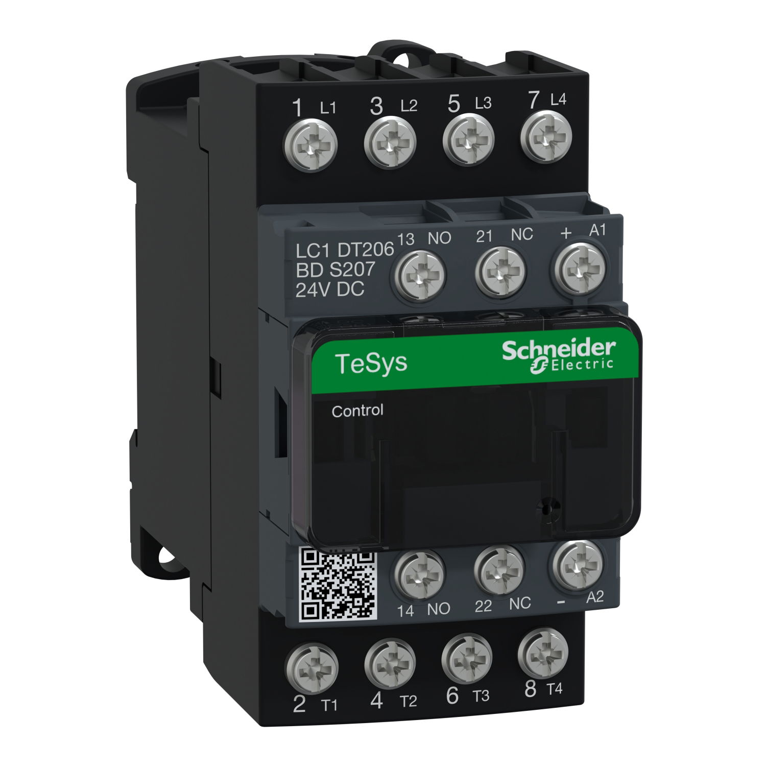 TeSys D contactor S207 - 4P (4NO) AC-1 20A <=440V - coil 24V DC
