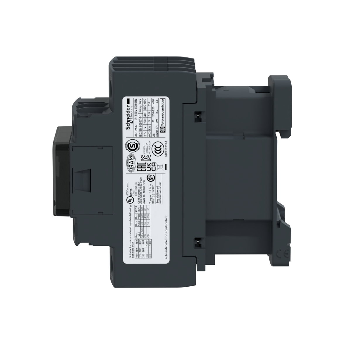 KONTAKTOR 25A 4SL AC1 110V DC – Bild 4 av 5