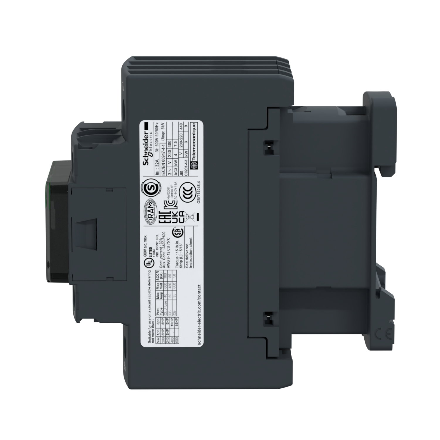 KONTAKTOR 32A 4SL AC1 24V DC – Bild 4 av 5