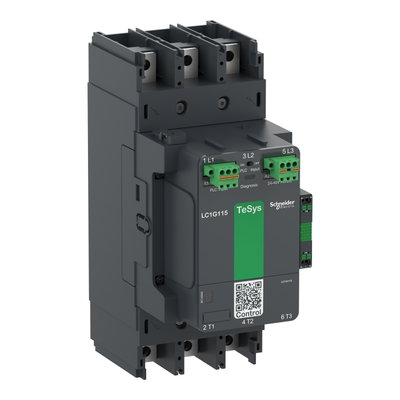 High power contactor, TeSys Giga, 3 pole (3NO), AC-3 <=440V 150A, advanced version, 200…500V wide band AC/DC coil