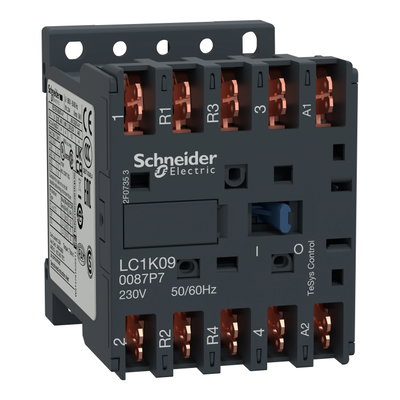 TeSys K contactor - 4P (2 NO + 2 NC) - AC-1 <= 440 V 20 A - 230 V AC coil