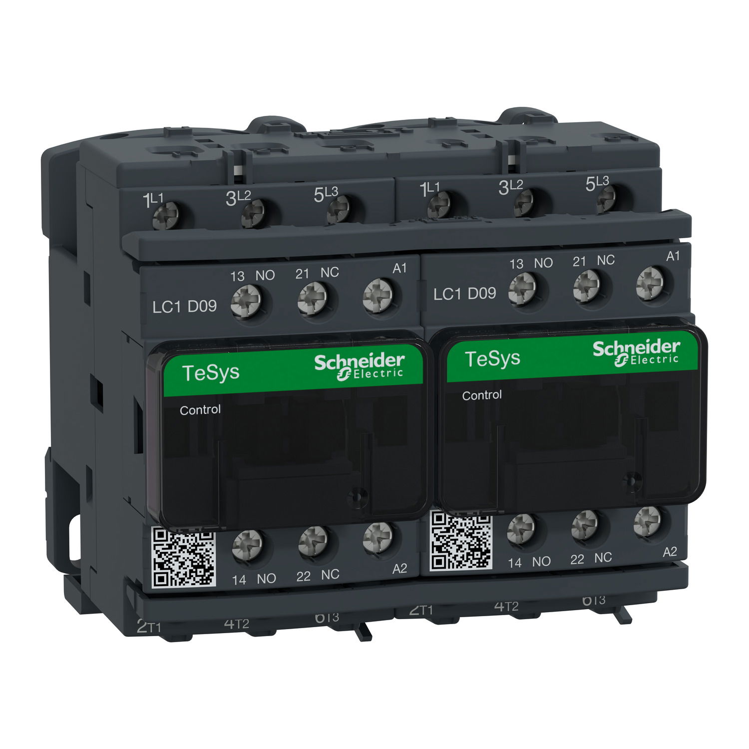 TeSys D reversing contactor - 3P(3 NO) - AC-3 - <= 440 V 9 A - 240 V AC coil