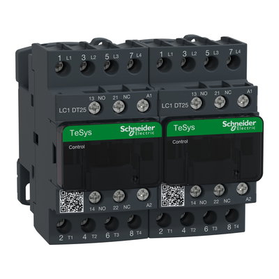 TeSys D changeover contactor - 4P(4 NO) - AC-1 - <= 440 V 25 A - 48 V AC coil