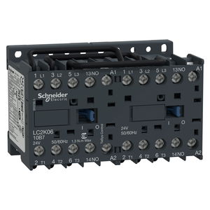 TeSys K reversing contactor - 3P - AC-3 <= 440 V 9 A - 1 NO - 110 V AC coil