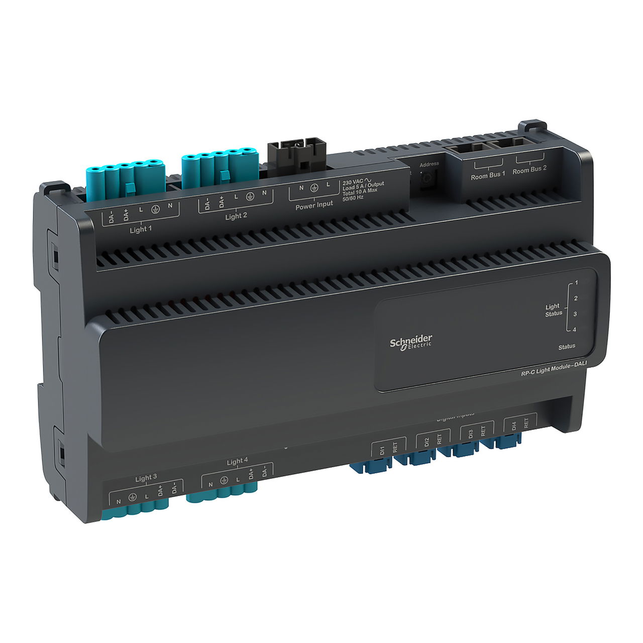 DALI multi-master expansion module with power distribution for use with RP-C Controller