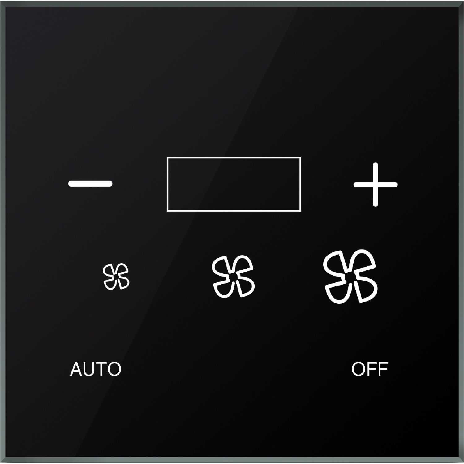 Thermostat GLASS TOUCH PANELS for hotels - modbus - 7 buttons - sample order