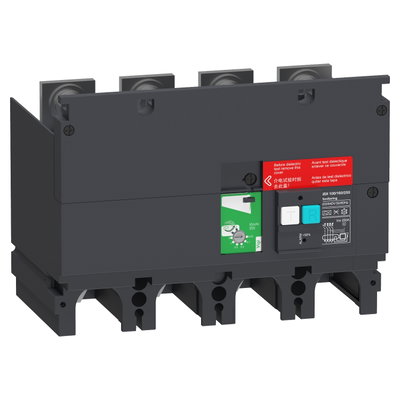Earth-leakage VigiPacT add-on alarm module, ComPacT NSX 100/160/250, 200VAC to 440VAC, 30mA to 30A, 4 poles