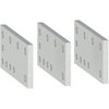 Cable lug adapters, connection up to 4 cables with lugs, set of 3 parts