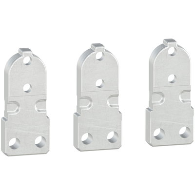 Front connections, 630 A to 1600 A, drawout circuit breaker, bottom mounting, 3 poles