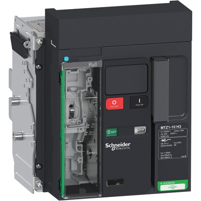 Circuit breaker Masterpact MTZ1 10H3 - 1000 A - 3P drawout - w/o Micrologic