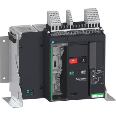 Circuit breaker Masterpact MTZ1 12H1 - 1250 A - 4P fixed - w/o Micrologic