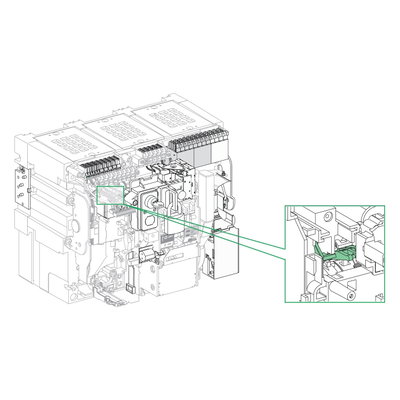 RAR automatic reset - for Masterpact MTZ2/MTZ3 fixed/drawout