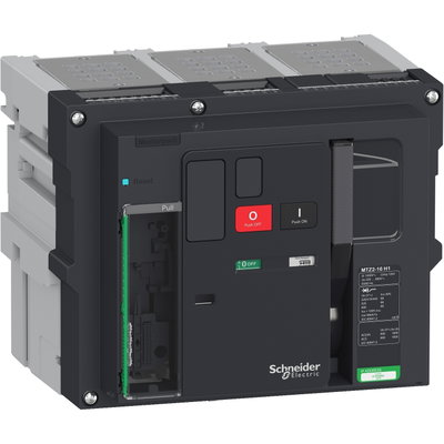 Circuit breaker Masterpact MTZ2 16H1, 1600 A, 3P drawout, without Micrologic