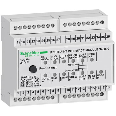 Restraint Interface module (RIM) 120 V AC