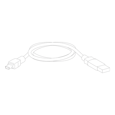 USB cable (miniUSB/USB) - For Micrologic X - spare part