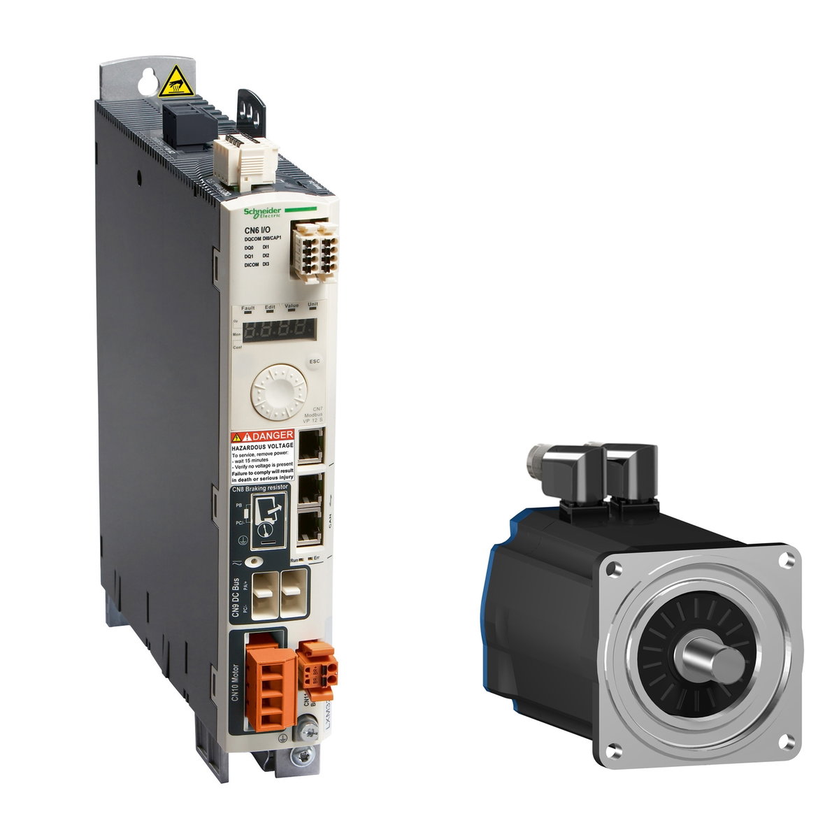 Unidade servo movim., Lexium 32, tensão de fornec. monof. 115/230V -0,8/1,6kW