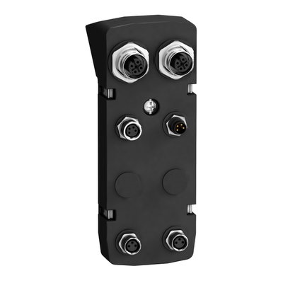 Connector module, Lexium 32i, connection for industrial connectors, EtherCAT, 2 DI source, STO
