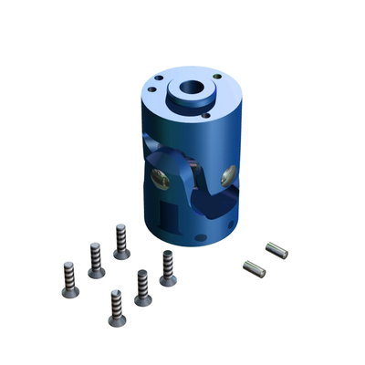 Plastic lower universal joint with fasteners and indexing bolt