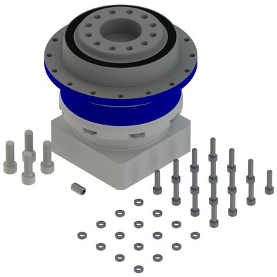 T-Series main gearbox with fasteners and indexing bolt