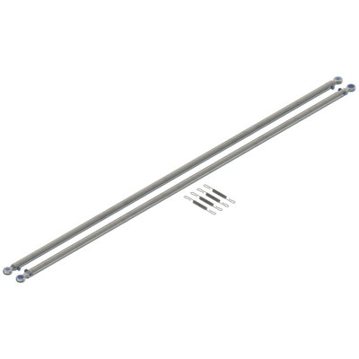 P6 extended two lower arms with rolls, sockets, and four springs