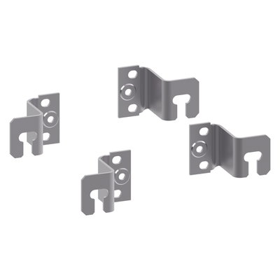 "Steel wall fixing lugs 40 mm (4) for PanelSeT 3D encl."