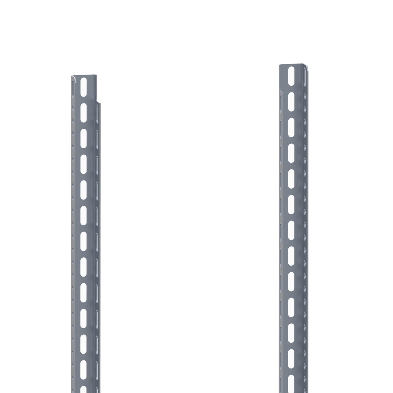Vertical steel rail, height 1200mm. Packaging unit: 2 pieces.