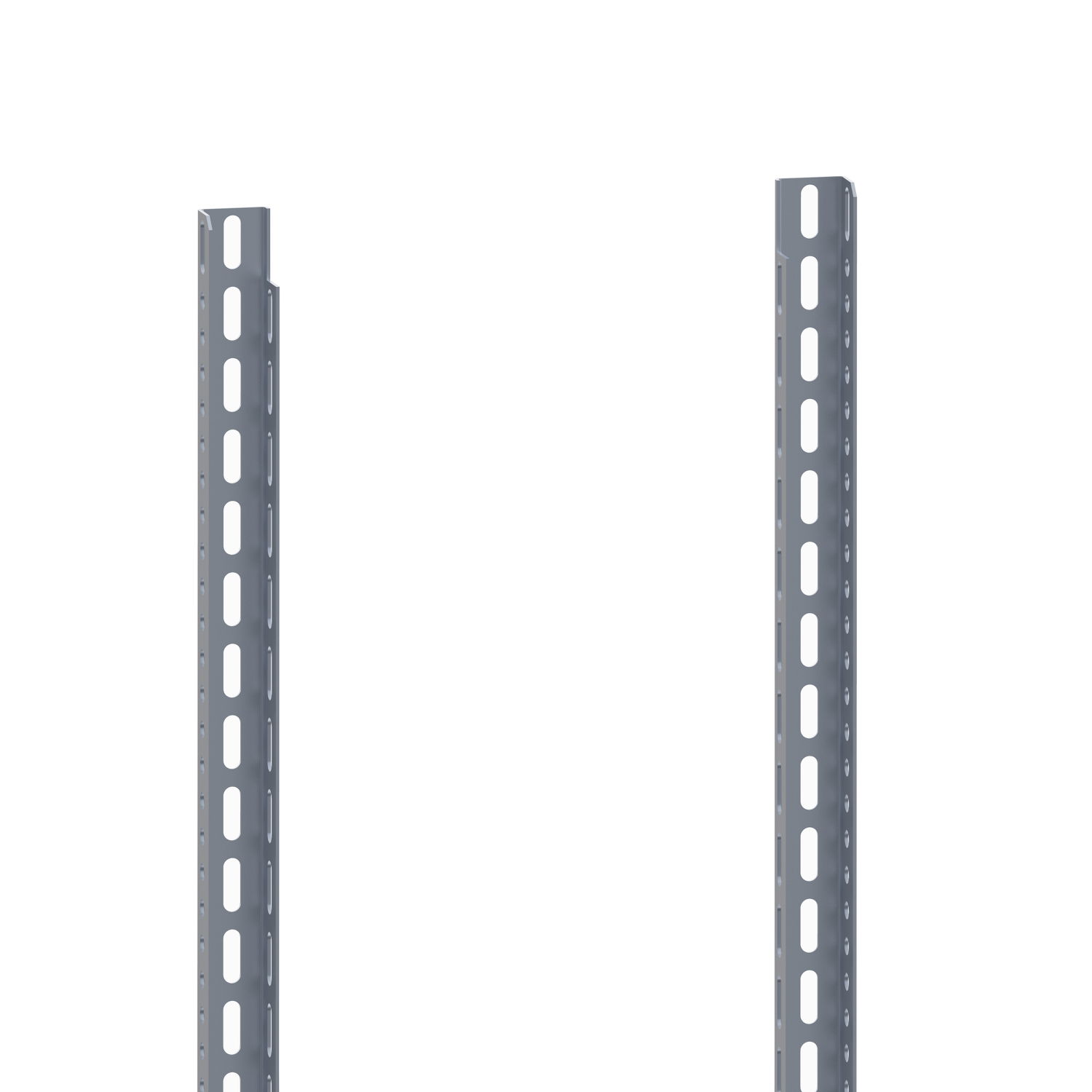 Vertical steel rail, height 1200mm. Packaging unit: 2 pieces.