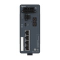 Modicon Managed Switch, 4 Ports für Kupfer (4TX 10/100 Mbit/s) + 1 für Glasfaser Singlemode (1FX-SM 100 Mbit/s)