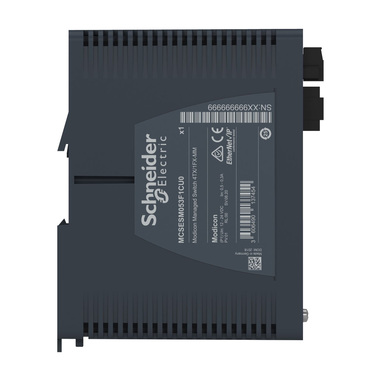 Modicon Managed Switch - 4 ports for copper + 1 port for fiber optic multimode – Image 6 of 7