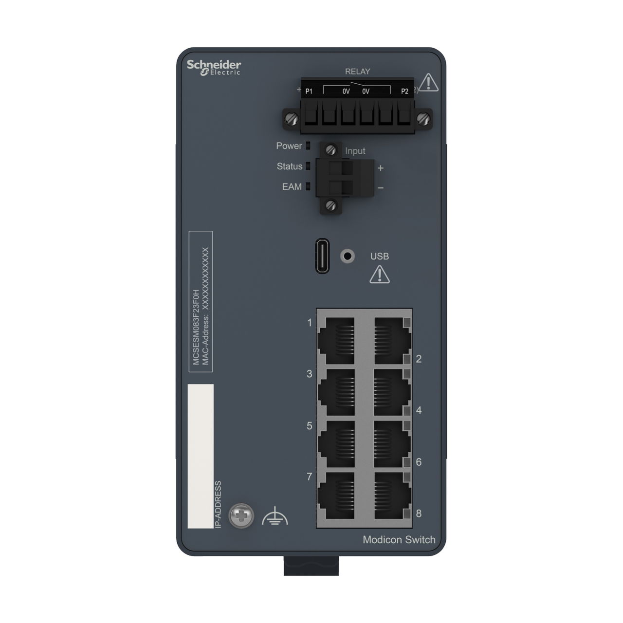 Modicon Managed Switch - 8 ports for copper - Harsh – Image 4 of 7