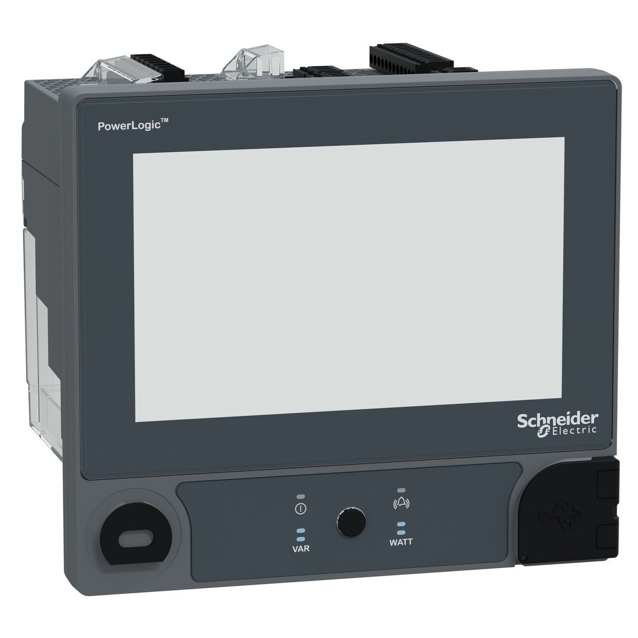 PowerLogic™ ION9000T meter, HSTC, DIN mount, 192 mm display, B2B adapter, HW kit
