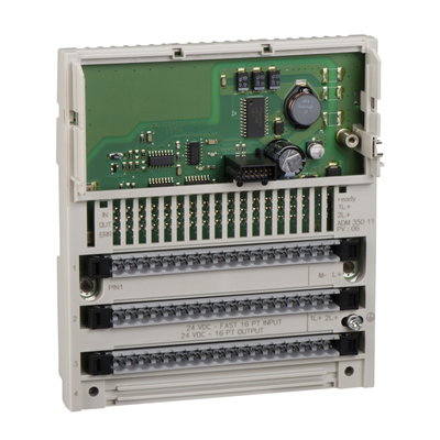 Discrete I/O module Modicon Momentum - 16I / 8O solid state