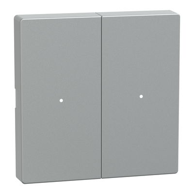 Tecla regulador doble Aluminio