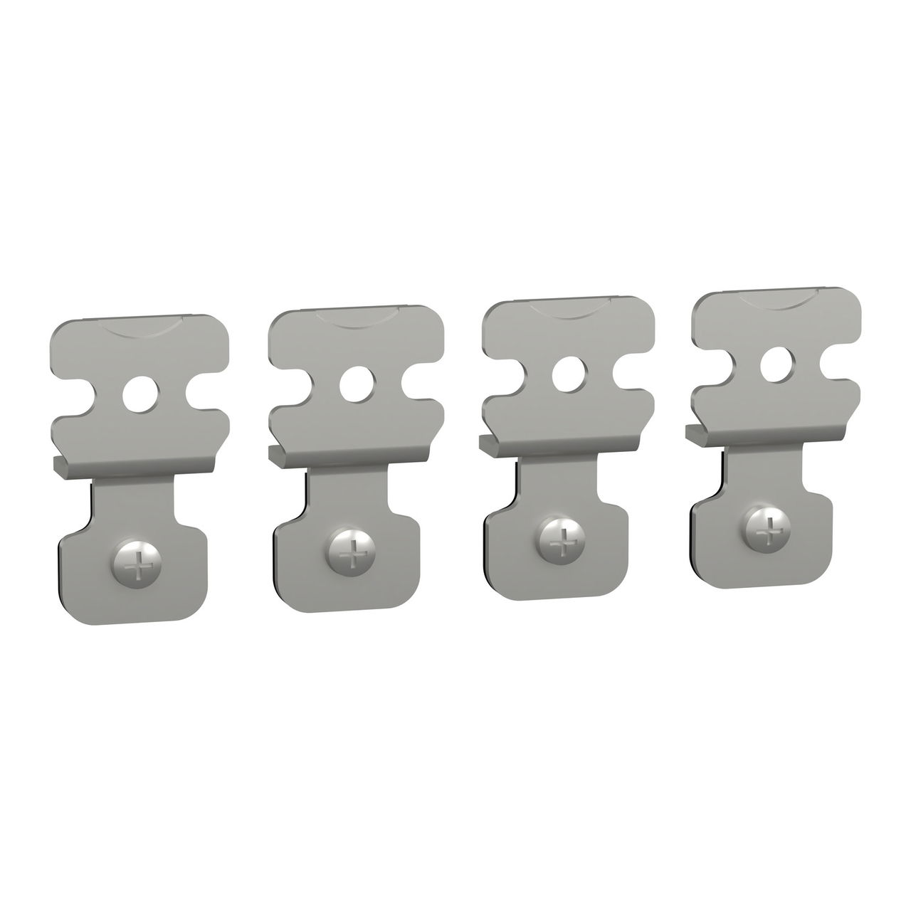 "Set of 4 wall fixing lugs, made of steel. For PanelSeT S3D enclosure"