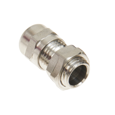 Set of cable gland + nut stainless steel M20 AISI316L, IP68, UL approved