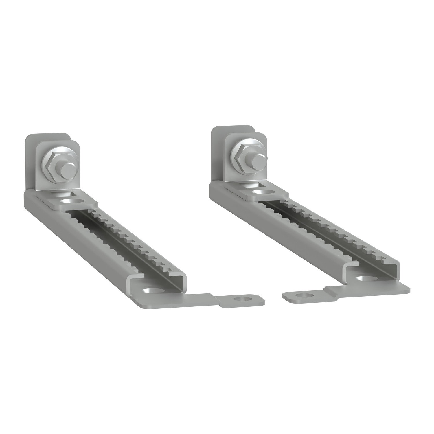 Set of 4 step slides with brackets for adjustment of m.plate in PLM 75and 86