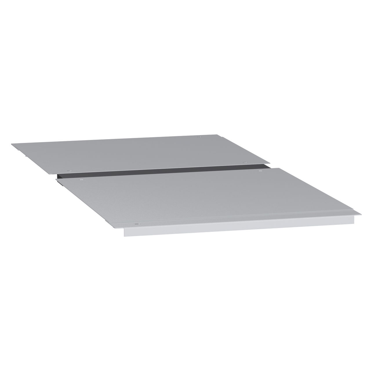 Placa pasacables de 1 entrada Spacial SF, fijada por clips, 600x1,000mm
